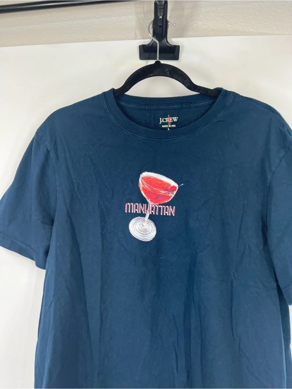 J. Crew Men’s Navy Manhattan Graphic Crewneck T-Shirt